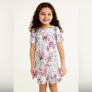 🌸 “WAREHOUSE Floral Dress – Vibrant Multicolor, Size UK 6 / US 7 Girl” NWOT